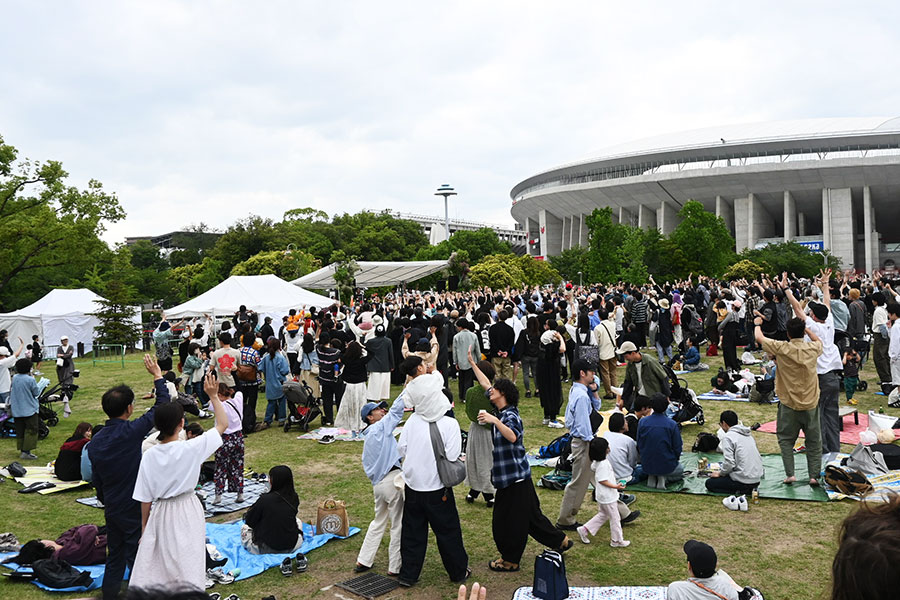 会場の様子(5/31・大阪市内)