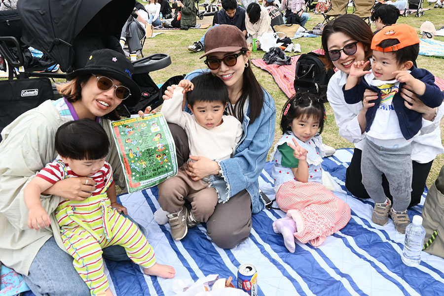 子連れできていた主婦グループ