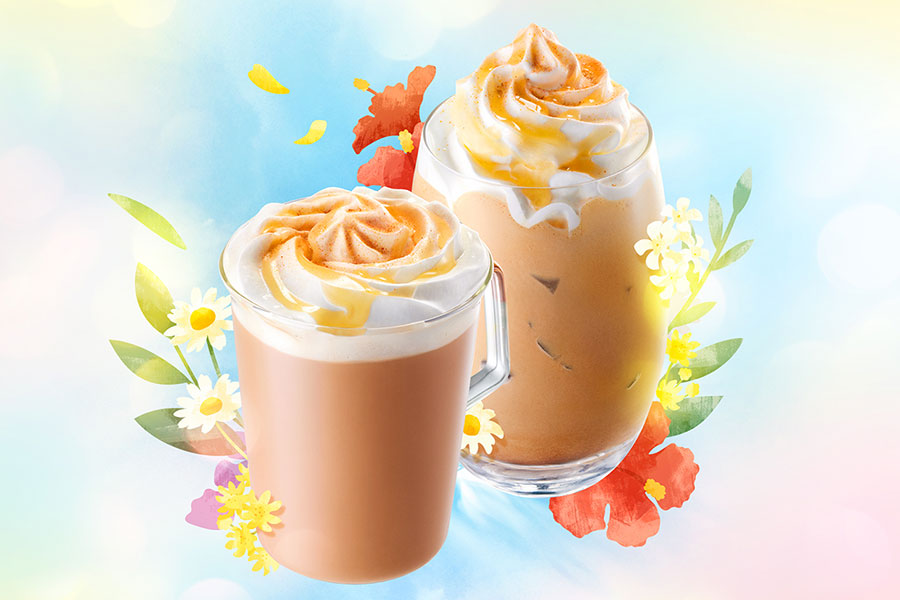 スターバックス「アールグレイブーケ & ティー ラテ」(560円〜)