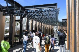 万博・日本館の「実は…」建築に焦点あてた貴重なツアー密着