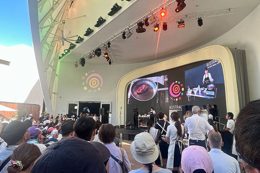 オーストラリアパビリオンでのイベントの様子(7月27日/大阪・関西万博)