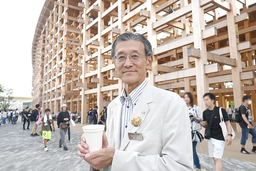 神戸のコーヒーメーカー「UCCジャパン」が開催するコーヒー教室「コーヒーアカデミー」の学長兼コーヒー博物館の館長・栄秀文さん