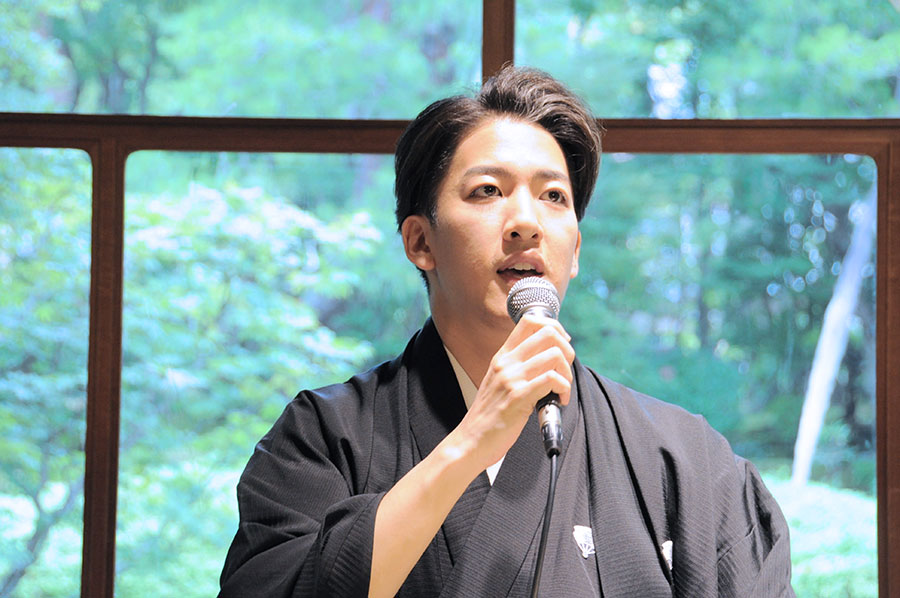 五右衛門役に挑戦する尾上右近