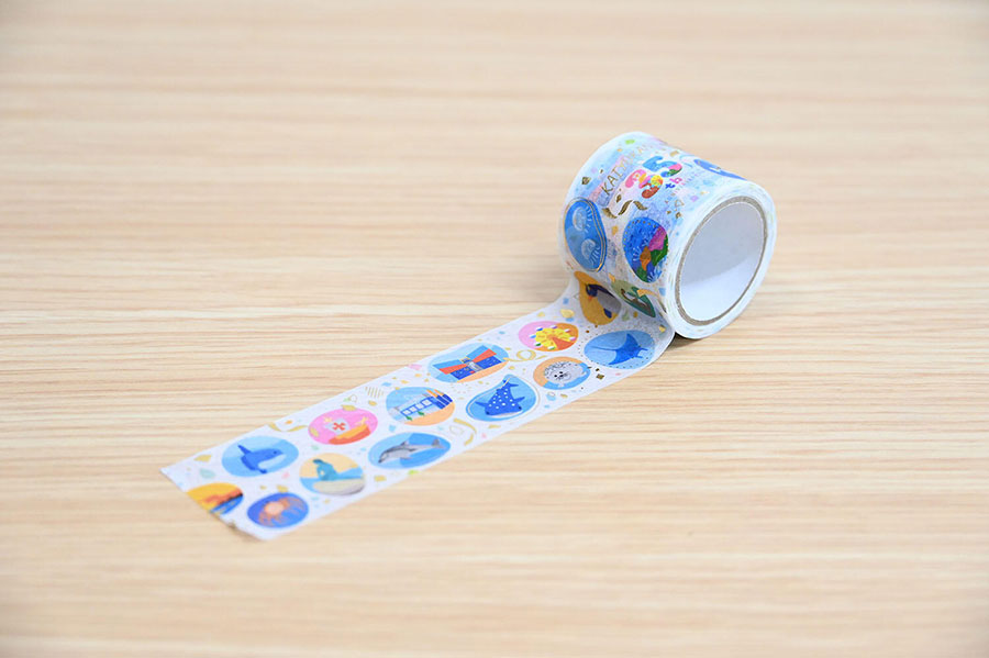 「海遊館」35周年グッズ「35th マスキングテープ」(700円)