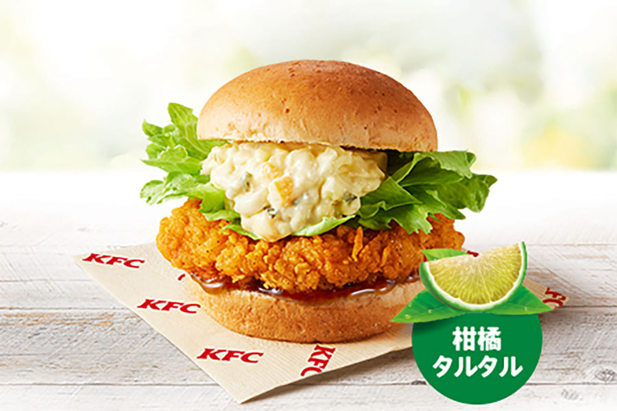 ケンタッキー夏季限定メニュー「チキン南蛮フィレバーガー」(540円)