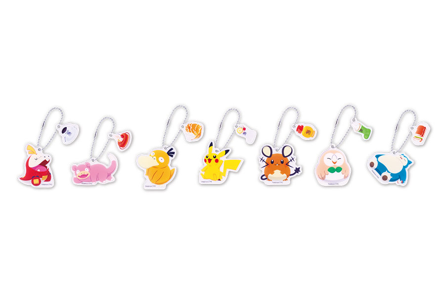 コメダ珈琲店×ポケモンコラボメニューを注文するともらえるオリジナルチャーム(ランダム全7種)