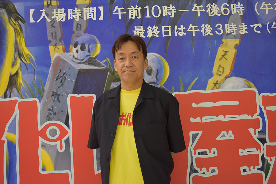 復活にあたりセットや仕掛けを担当した「京都舞台美術製作所」の衣川建二さん(Lmaga.jp撮影)