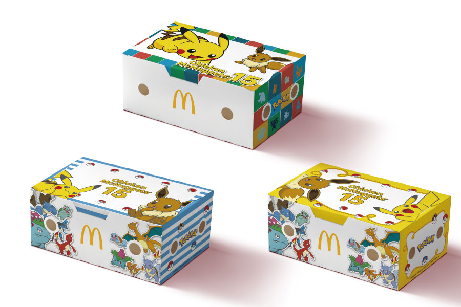 マックナゲットポケモンオリジナルパッケージ