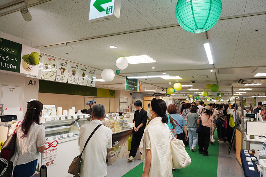 「MATCHA PARTY」には初日から多くの抹茶好きが駆けつけた