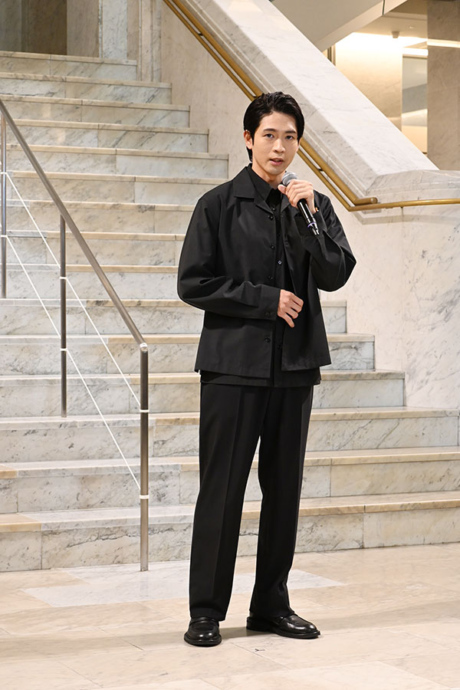 「大阪市立美術館」に登場した松下洸平(7月4日・Lmaga.jp撮影)