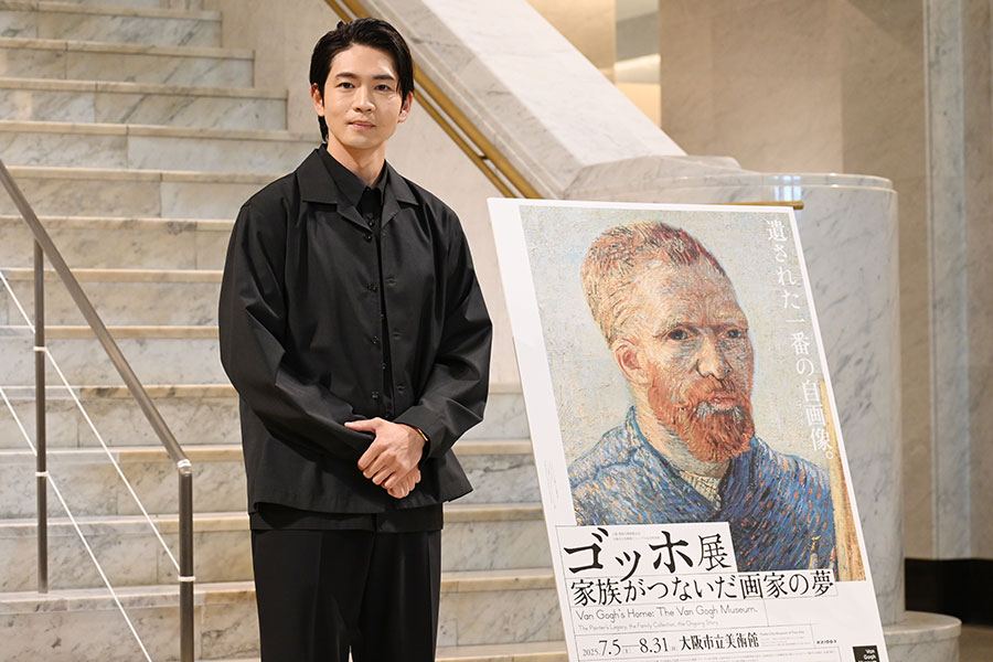 「大阪市立美術館」に登場した松下洸平(7月4日・Lmaga.jp撮影)
