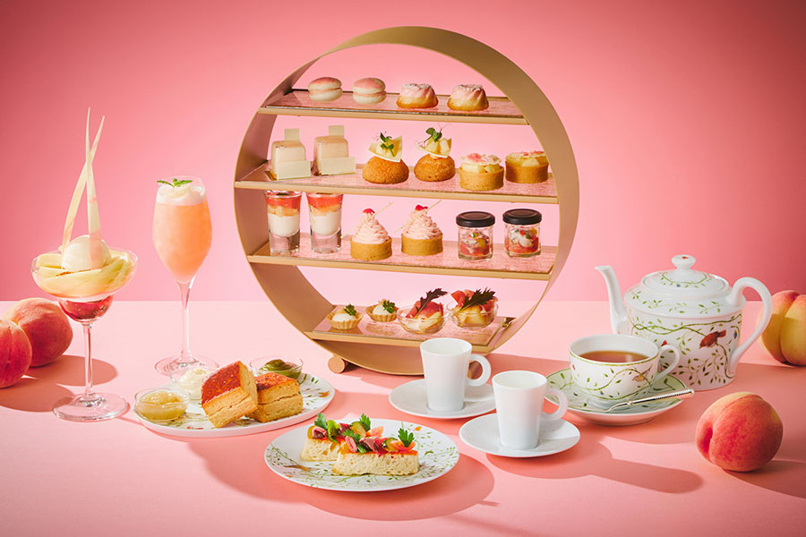 大阪ステーションホテル、オートグラフ コレクション「Afternoon Tea “VOYAGE” La saison des peches」10000円