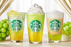 スタバ新作ドリンク、爽やかな「マスカット」が主役の３品