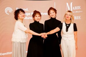 元宝塚トップ娘役が万博訪問、次の舞台でポーランドが生んだ偉人演じる