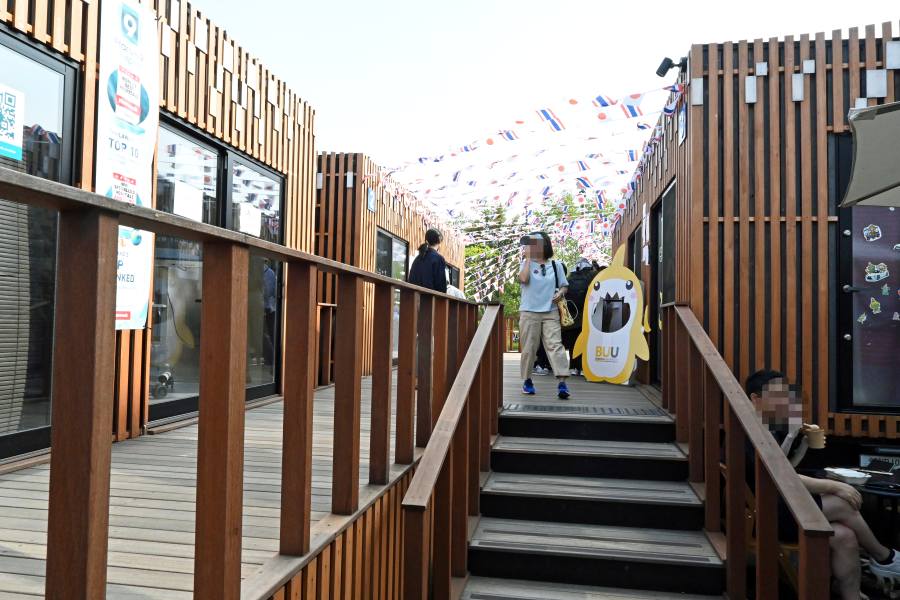 タイパビリオンでスタンプおしまくり
(8月25 日/『大阪・関西万博』)