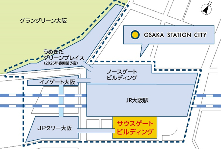 「サウスゲートビルディング」の場所はここ