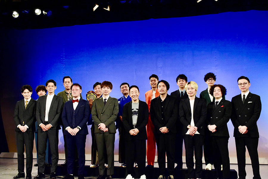 『上方漫才協会 十周年記念 特別興行』に出演した芸人(Lmaga.jp撮影)