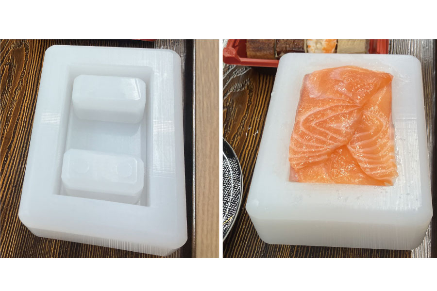 体験時に使用する押し寿司の道具