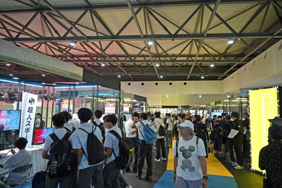 WASSEでの体験ブース(9月3日/大阪・関西万博)