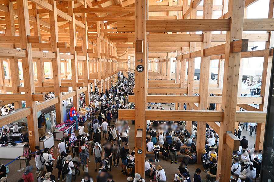 『大阪・関西万博』一般来場者数が過去最多となった8月30日(土)の様子(15時頃/Lmaga.jp撮影)