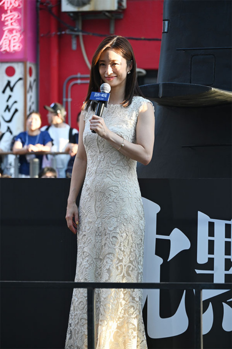 『沈黙の艦隊 北極海大海戦』の大阪プレミアイベントより、上戸彩(9月9日 大阪市内・Lmaga.jp撮影)