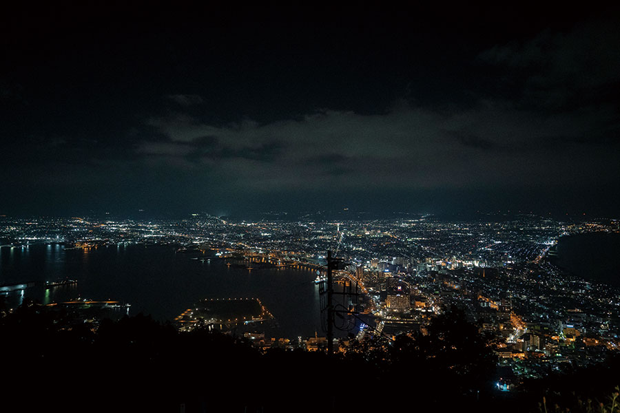 世界三大夜景にも選ばれる函館山の夜景
