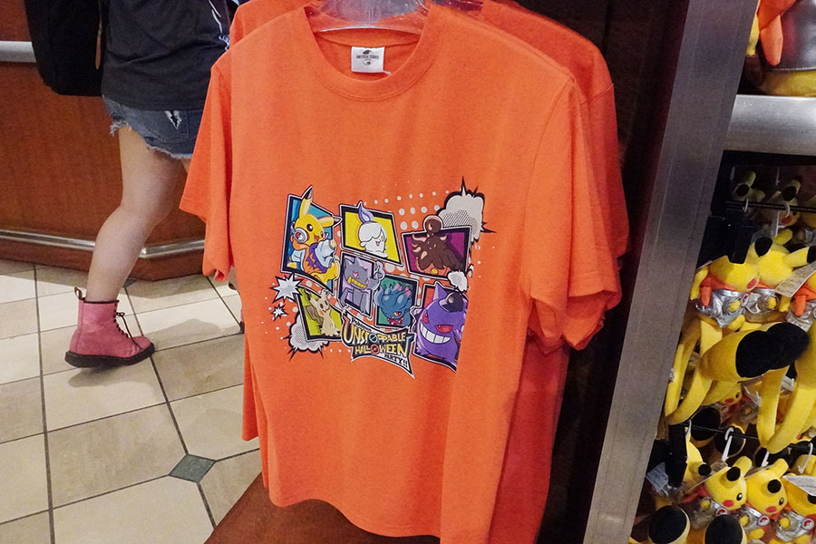 『ポケモン・アンストッパブル・ハロウィーン・パーティ』Tシャツ(4700円)
