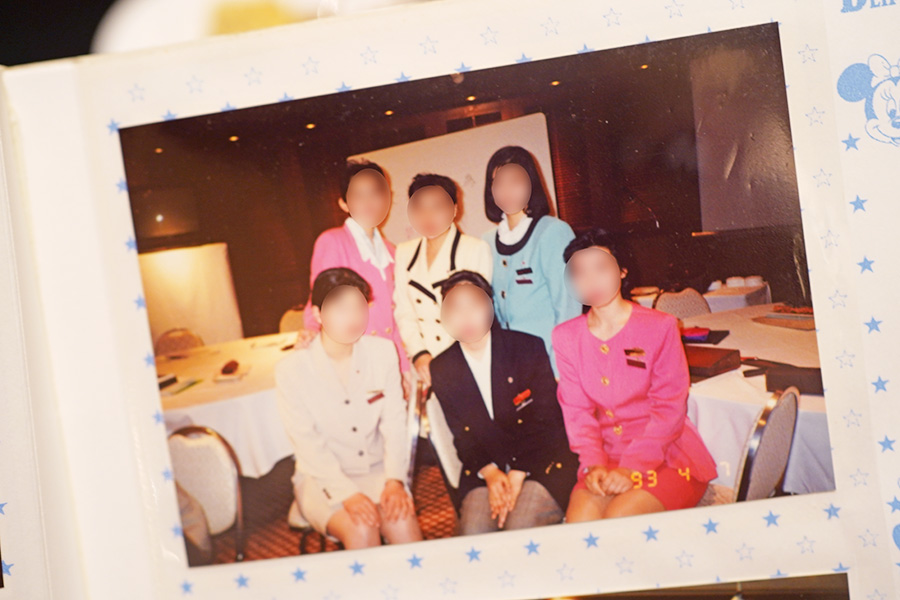 「ANAクラウンプラザホテル大阪」元スタッフの1993年入社当時の写真(10月16日/Lmaga.jp撮影)