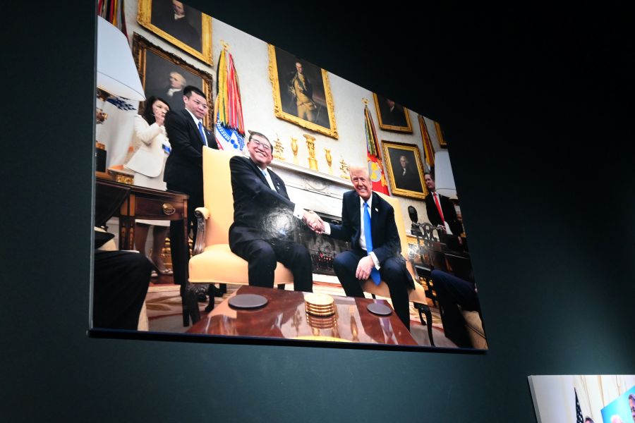 石破首相と笑顔のトランプ大統領(9月9日 大阪・関西万博)