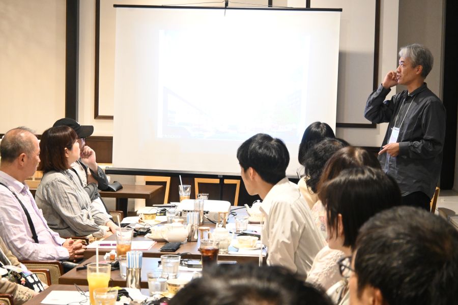 「サロン ド テ ヴォーリズ」での座学パートも(10月20日/大丸心斎橋店本館)