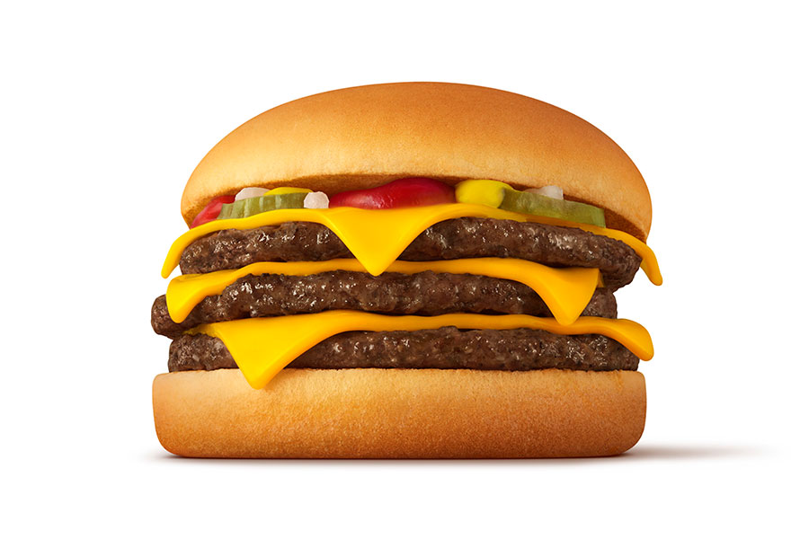 「マクドナルド×ストリートファイター」コラボ商品「トリチ」(590円〜)。
