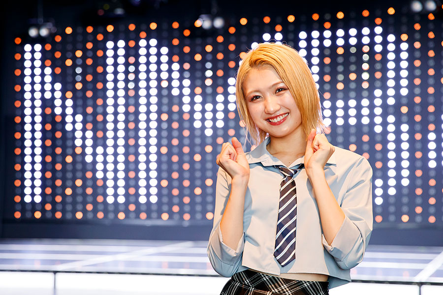 三代目キャプテンに任命された塩月希依音 ©NMB48