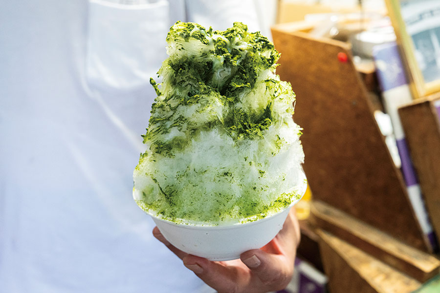 1番人気の抹茶ミルク900円。