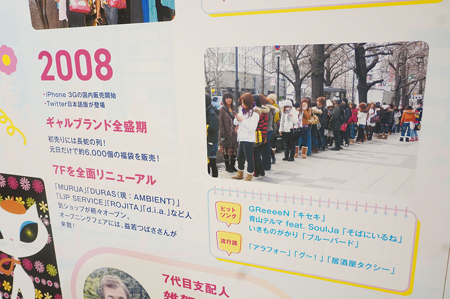 2008年ごろの写真。初売りの行列が人気を物語っている