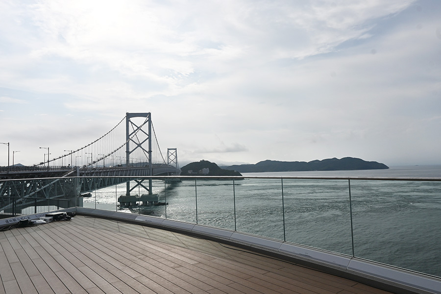 「道の駅うずしお」の絶景展望360°からの景色
