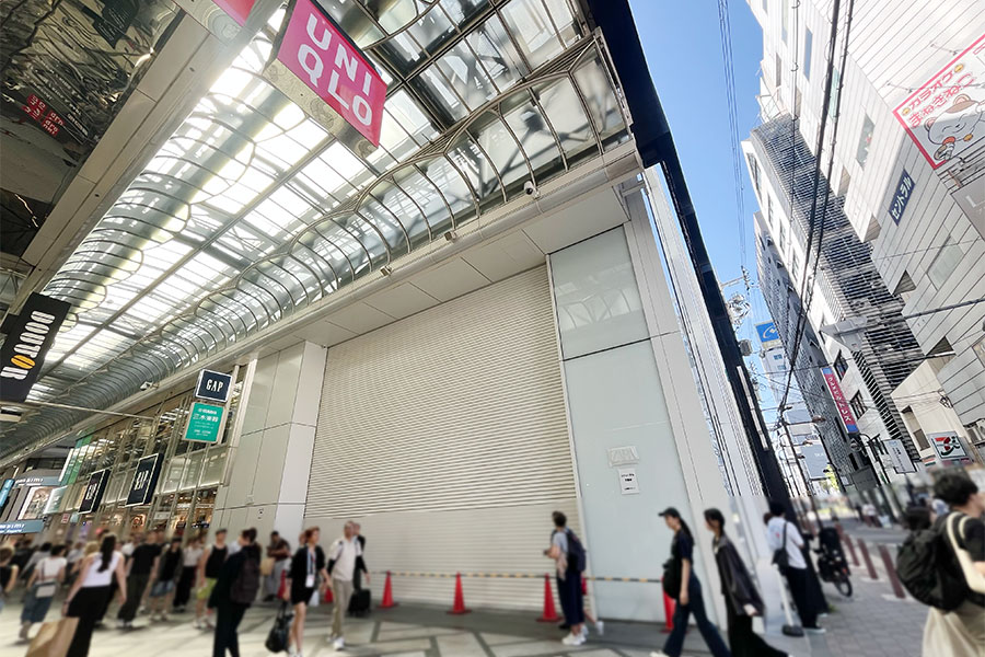 出店場所は「H&M心斎橋店」跡地(Lmaga.jp撮影)