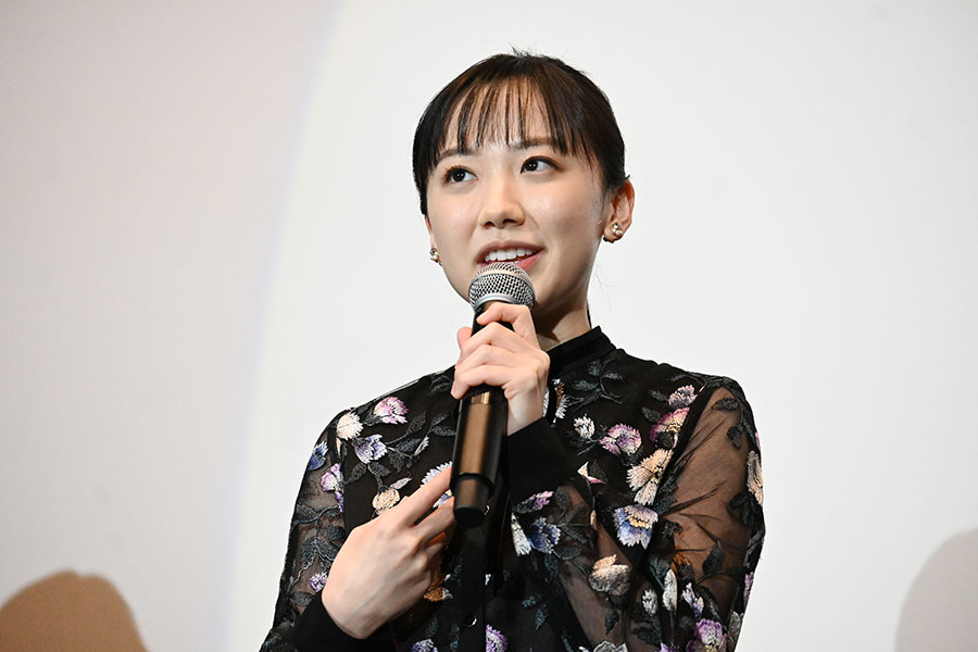 スカーレットについて語る芦田愛菜(11月16日・大阪市内)