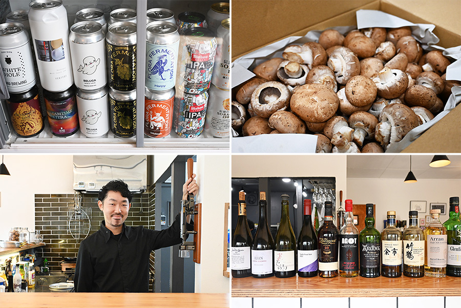 「Niquis Miquis」では多彩な食材を使った料理やクラフトビールなどのお酒も