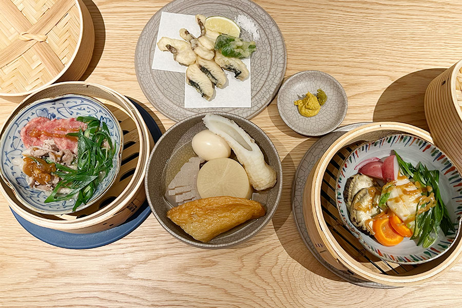 「26(にーろく)ダイニング」でいただけるメニュー一例(11月19日 Lmaga.jp撮影)