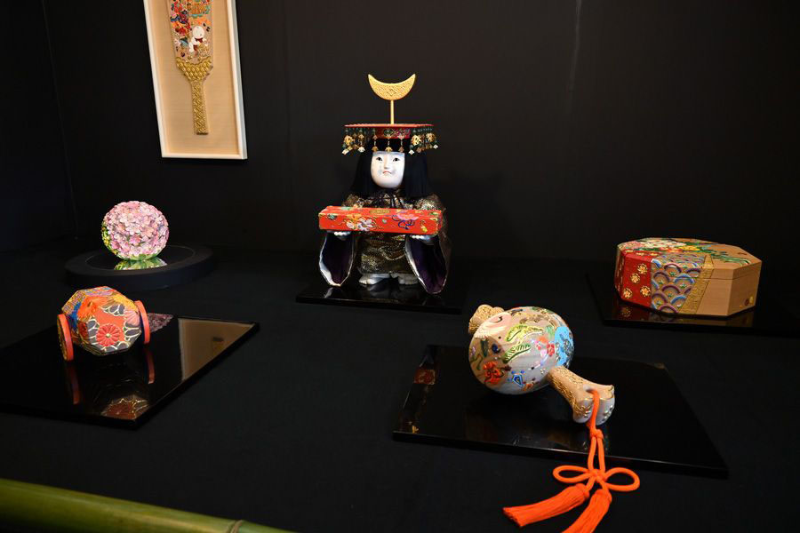 「有職御人形司 伊東久重」の展示(2025年11月3日撮影)