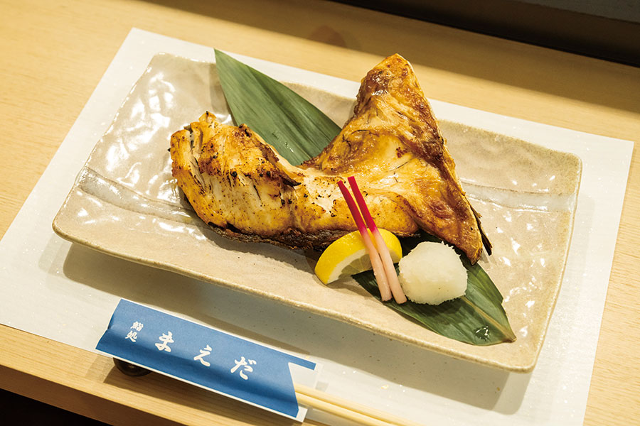 カンパチのカマ焼き1,500円〜。