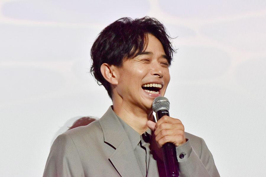 ナレーションをつとめた井ノ原快彦(大阪市内・11月8日)