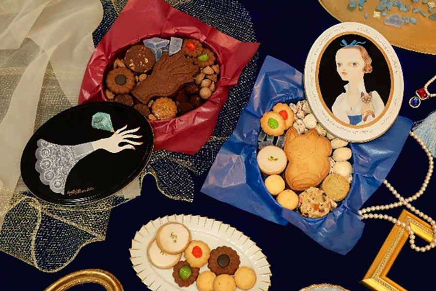 太陽ノ塔洋菓子店「タイヨウノカンカンkuro/shiro」(各3980円)