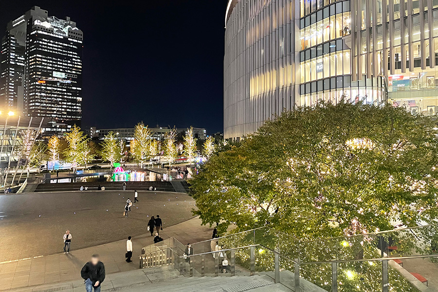うめきたエリアのイルミネーション(Lmaga.jp撮影)