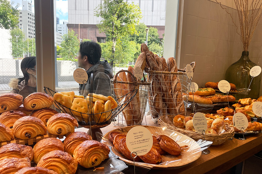 「ブール アンジュ」の店内に並ぶ商品たち(Lmaga.jp撮影)