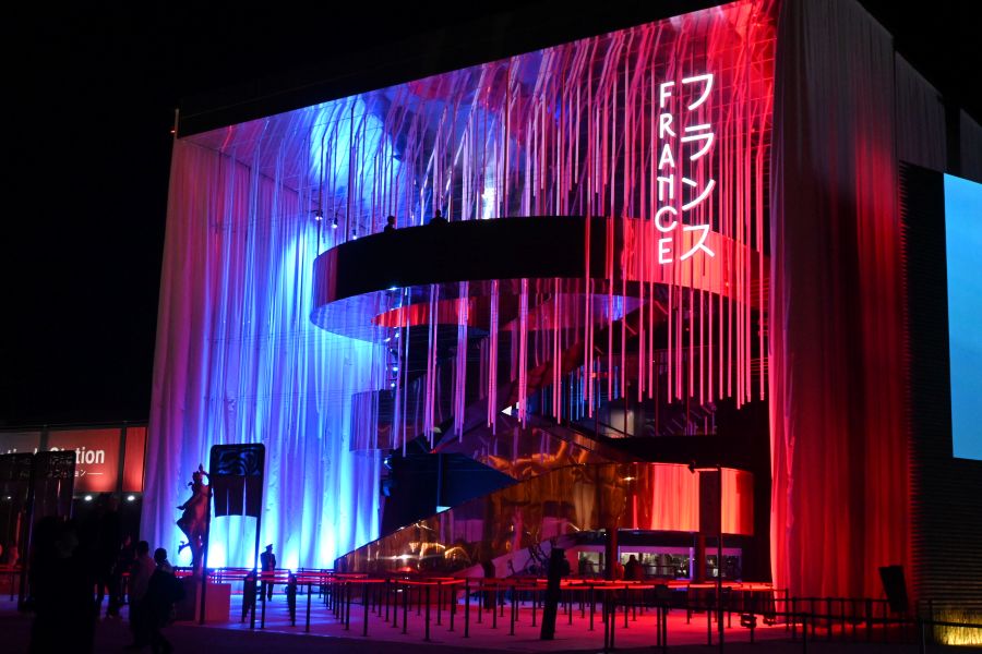 会場に響いたあの歌声の主は…?(10月13日 大阪・関西万博 Lmaga.jp編集部撮影)