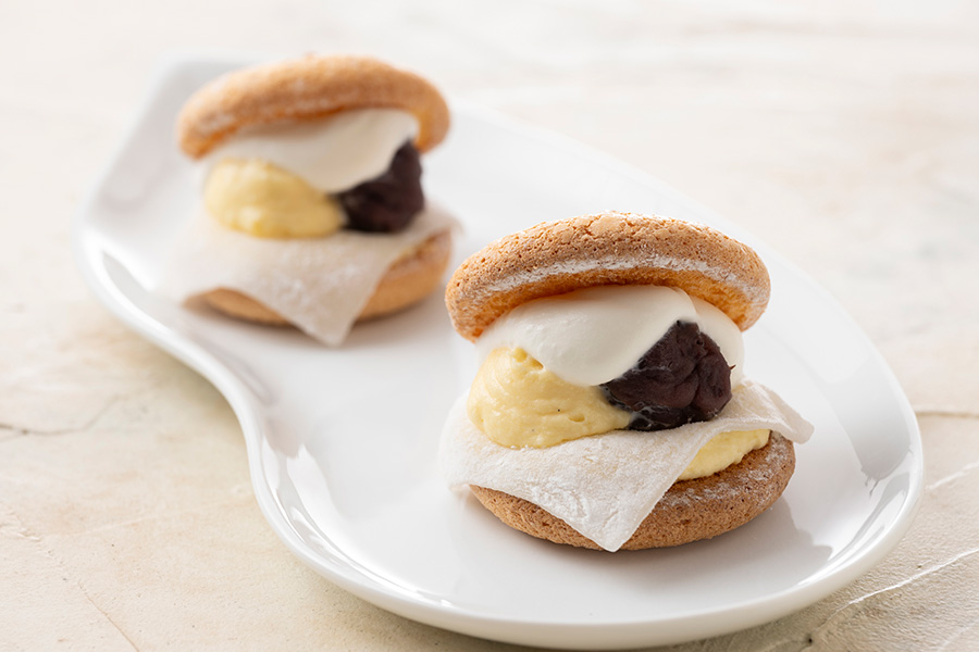 関西初登場。「パティスリー プルースト」のHug プルースト流生大福(1個500円)は限定各日200個