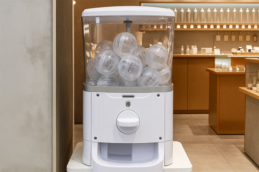 「香りのくじ引きノベルティ」イメージ