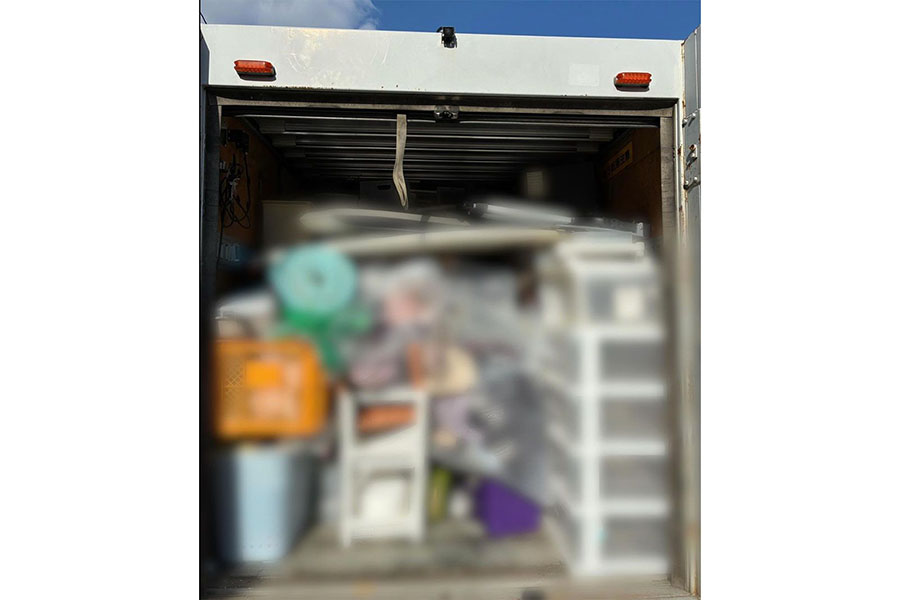 家一軒まるごとの不用品回収で2トン車に詰め込むような依頼もたびたびあります(画像提供:中澤さん)