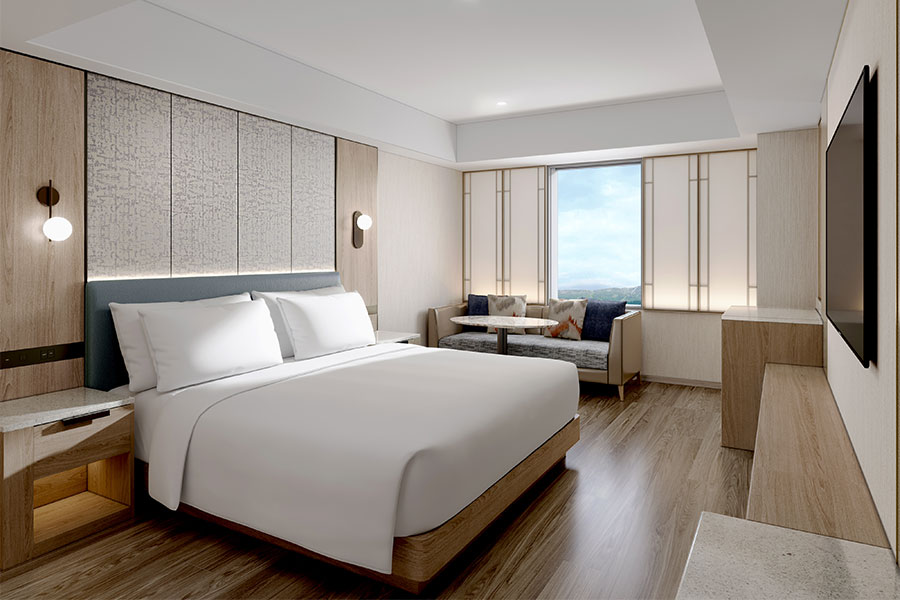 「神戸マリオットホテル」イメージ:キングベッドルーム